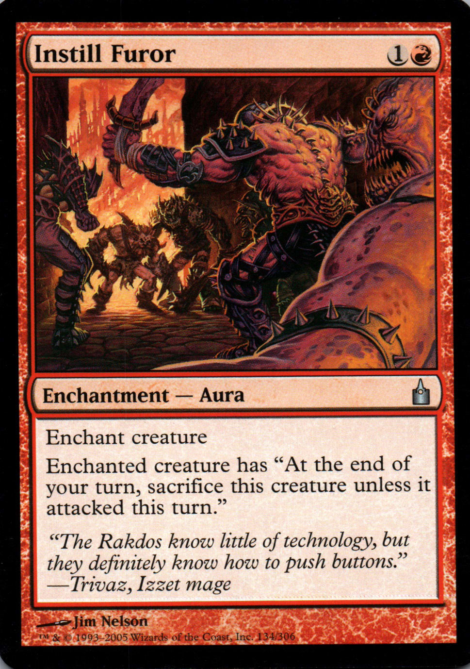 Hunted Dragon - Ravnica: City of Guilds - 131 - Front