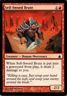 Sell-Sword Brute - Ravnica: City of Guilds - 142 - Front