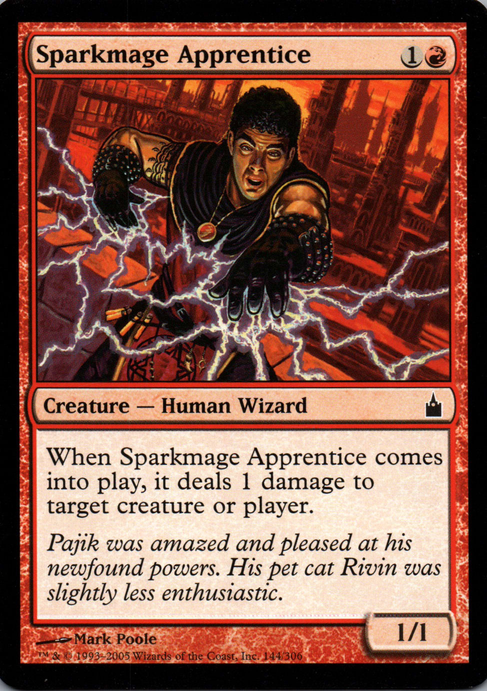 Sparkmage Apprentice - Ravnica: City of Guilds - 144 - Front