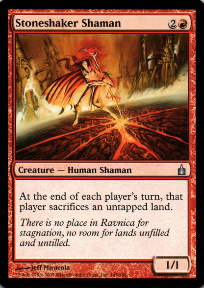 Stoneshaker Shaman - Ravnica: City of Guilds - 145 - Front