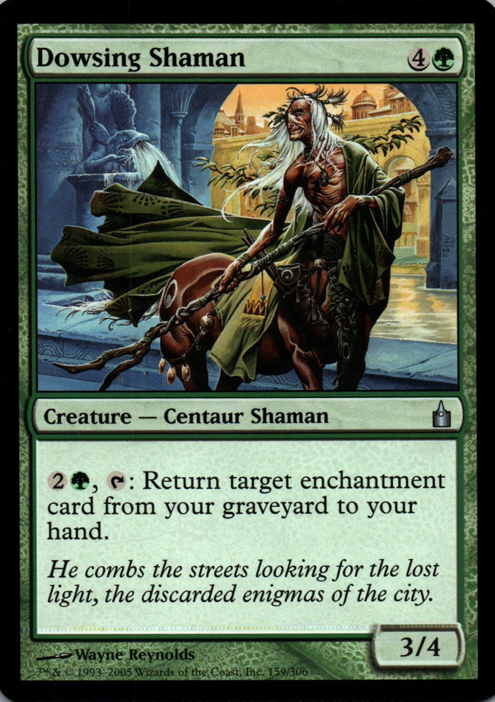 Dowsing Shaman - Ravnica: City of Guilds - 159 - Front