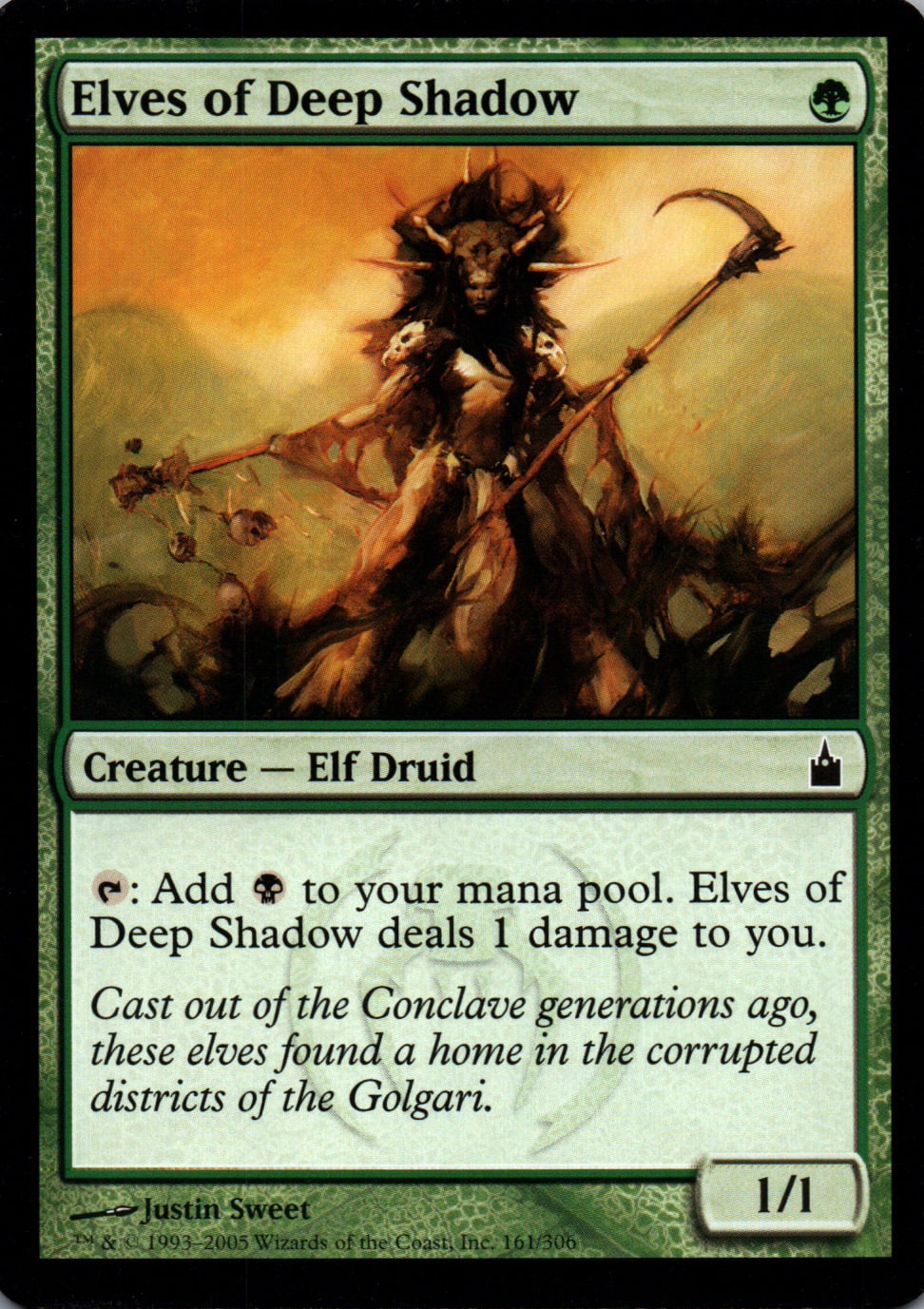 Elves of Deep Shadow - Ravnica: City of Guilds - 161 - Front