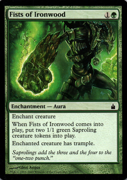 Fists of Ironwood - Ravnica: City of Guilds - 164 - Front