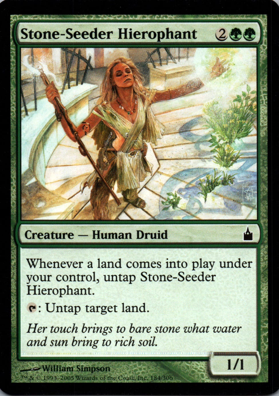Stone-Seeder Hierophant - Ravnica: City of Guilds - 184 - Front