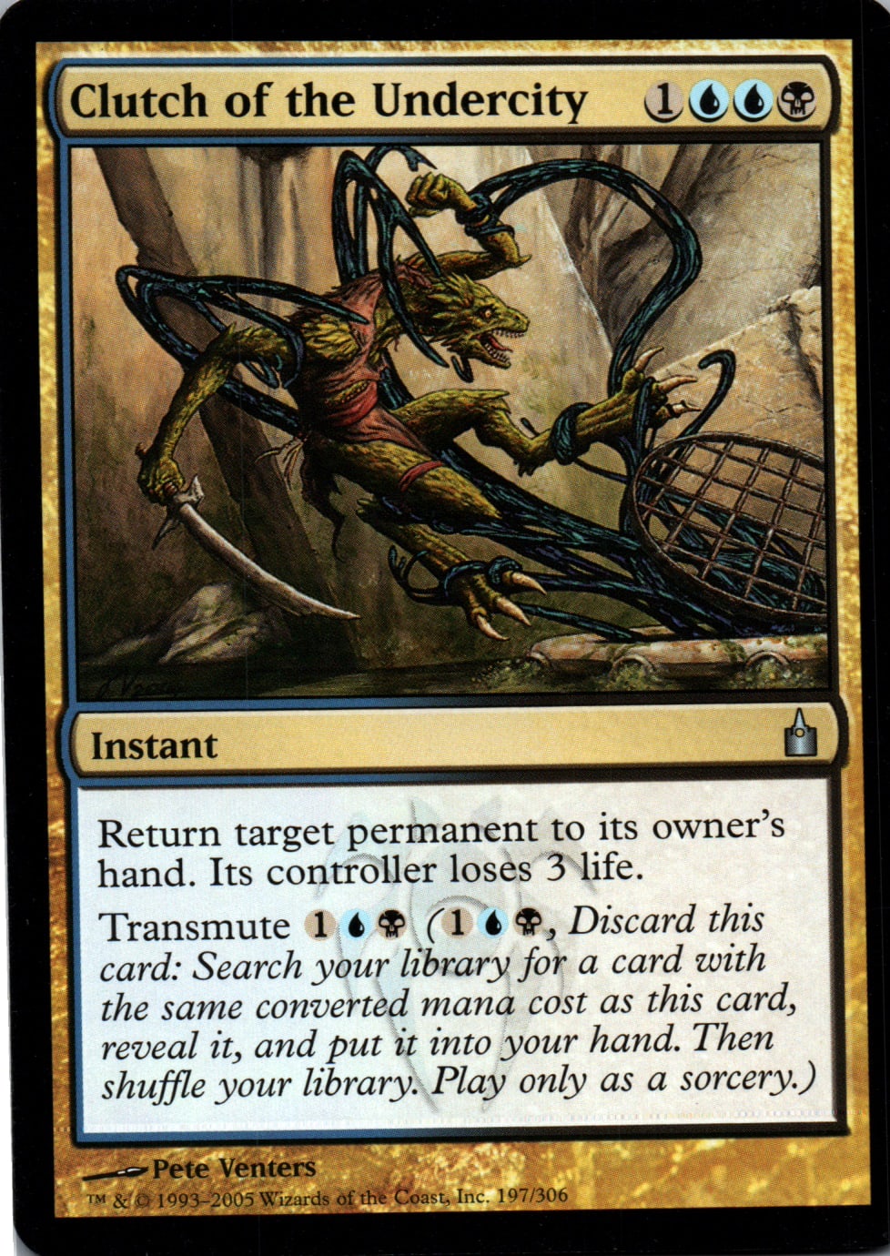 Clutch of the Undercity - Ravnica: City of Guilds - 197 - Front