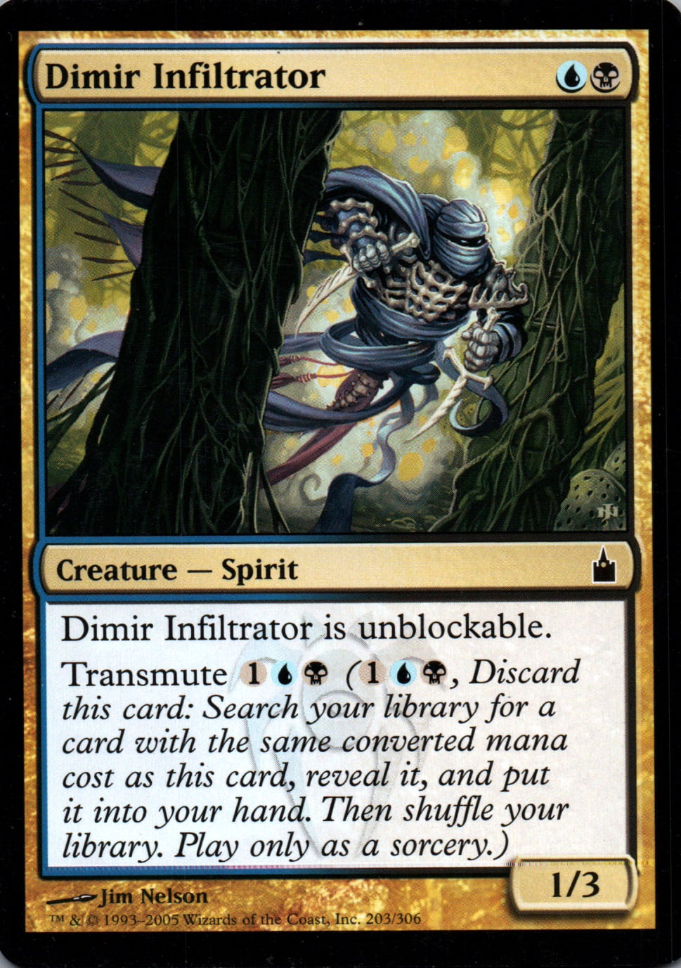 Dimir Infiltrator - Ravnica: City of Guilds - 203 - Front