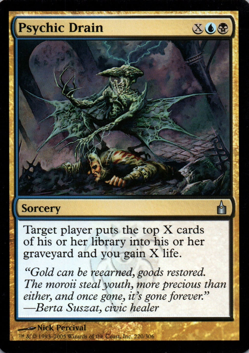 Psychic Drain - Ravnica: City of Guilds - 220 - Front
