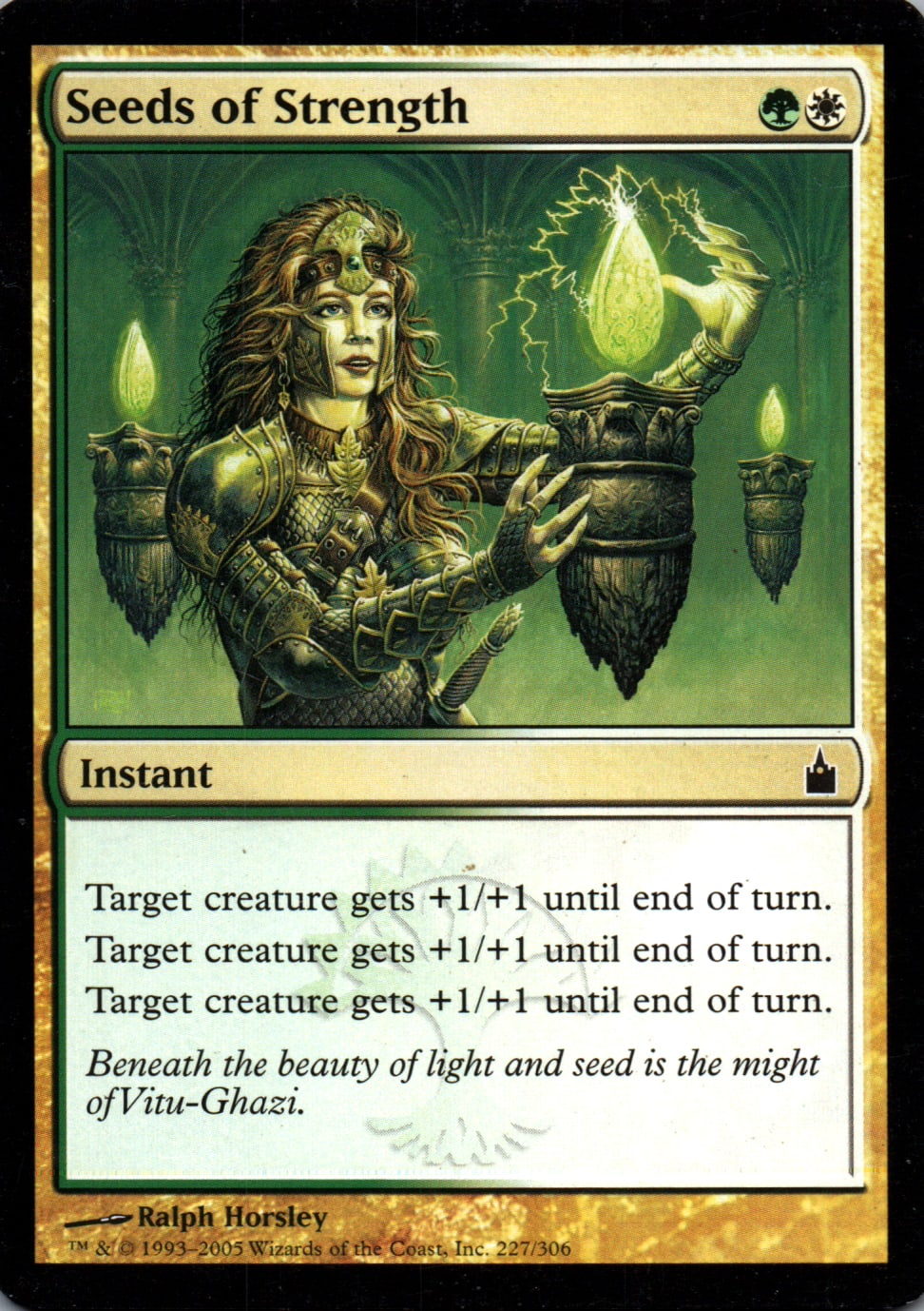 Seeds of Strength - Ravnica: City of Guilds - 227 - Front