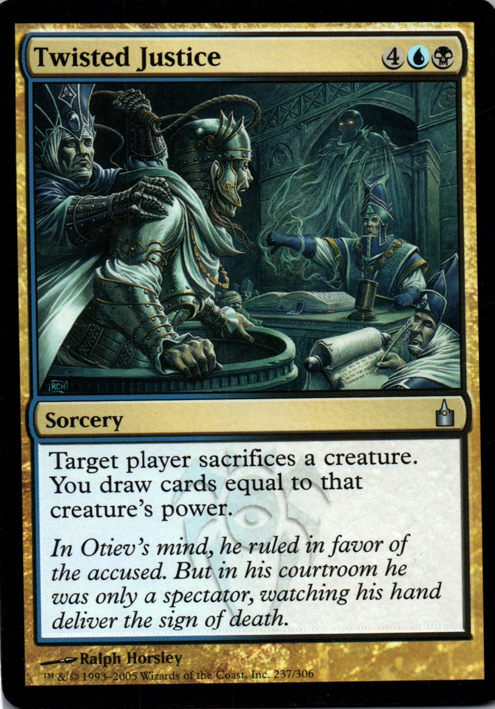 Twisted Justice - Ravnica: City of Guilds - 237 - Front