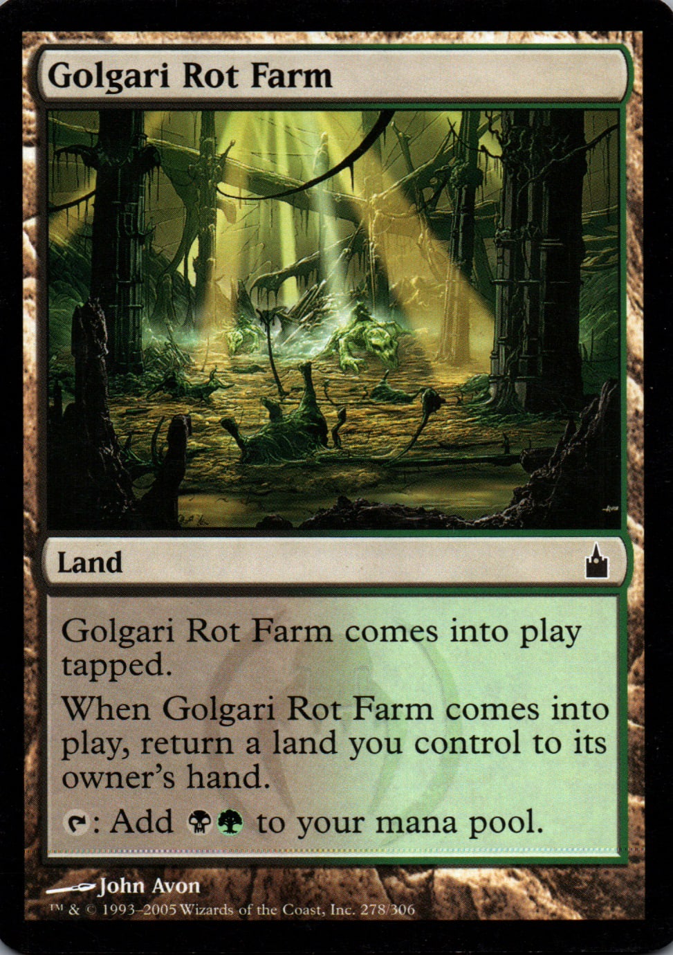 Golgari Rot Farm - Ravnica: City of Guilds - 278 - Front