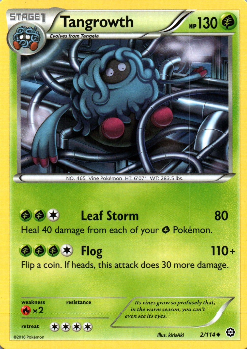 Tangrowth - Steam Siege - 2 - Front