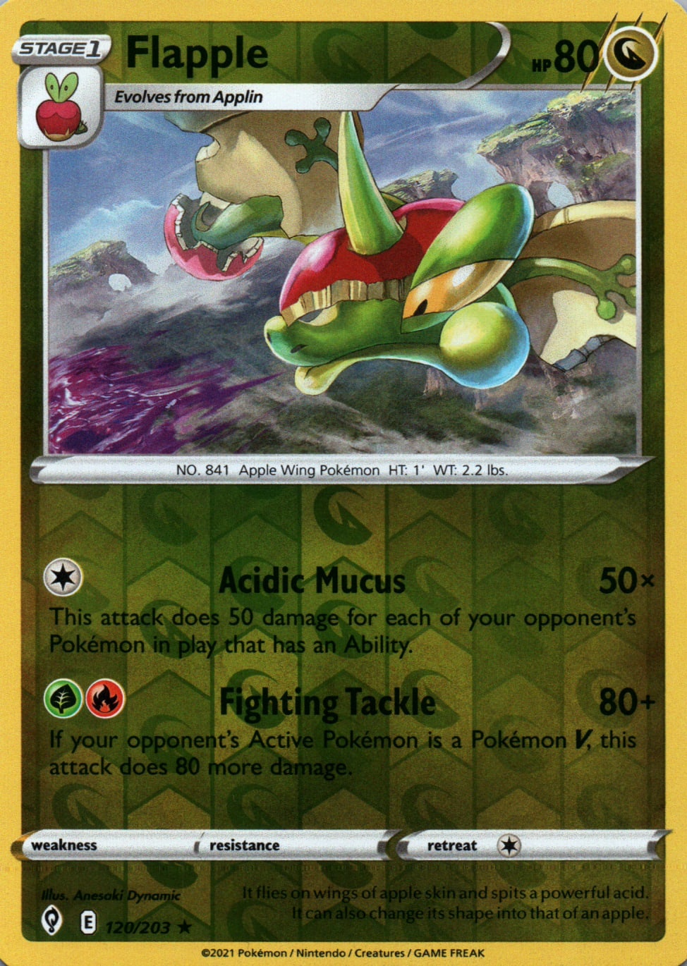 Flapple - Evolving Skies - 120 - Front