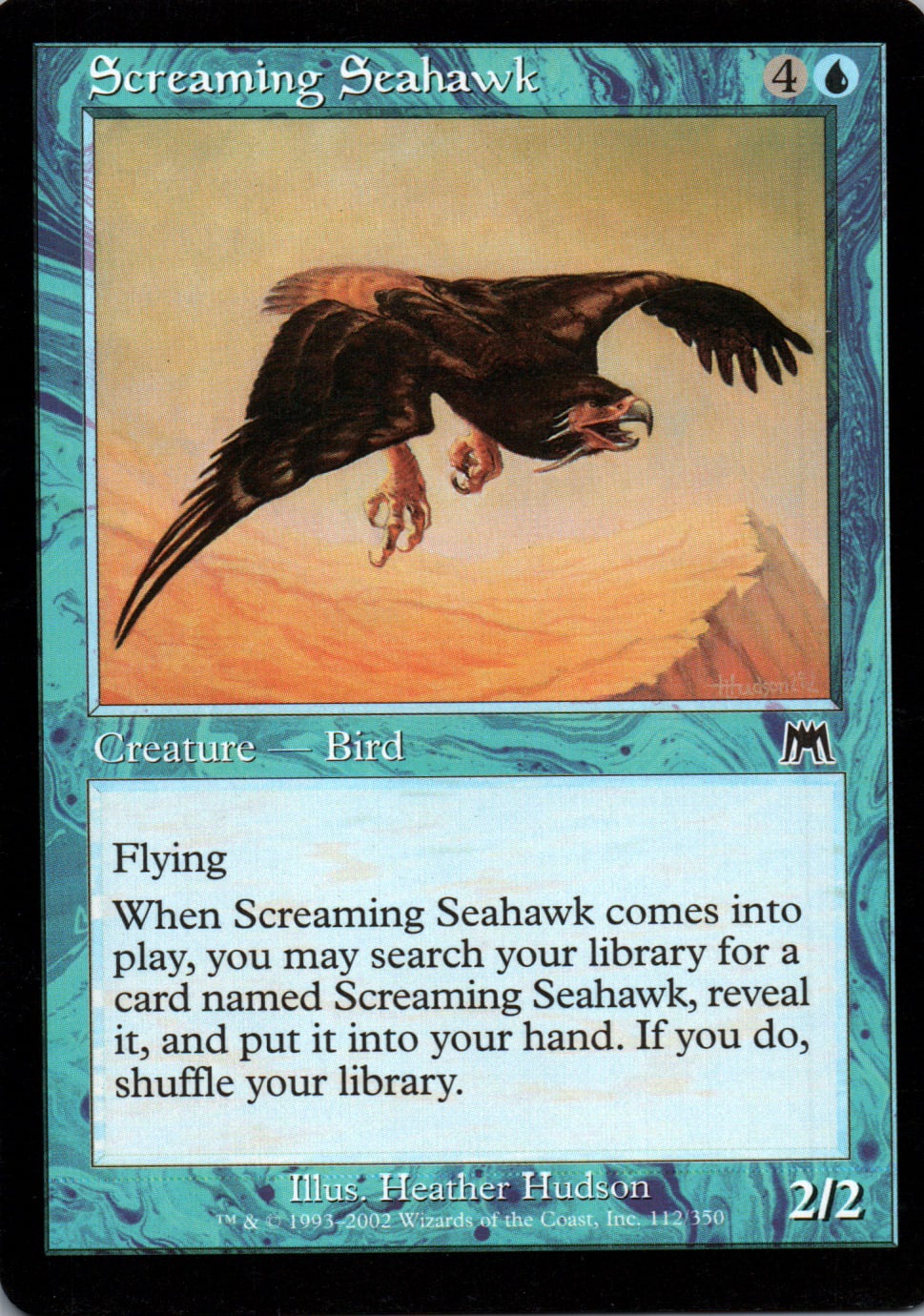 Screaming Seahawk - Onslaught - 112 - Front