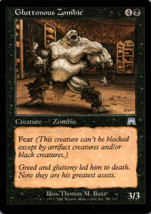Gluttonous Zombie - Onslaught - 151 - Front