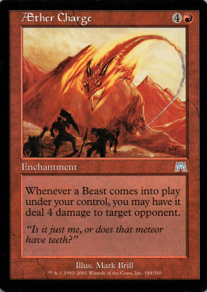 Aether Charge - Onslaught - 184 - Front