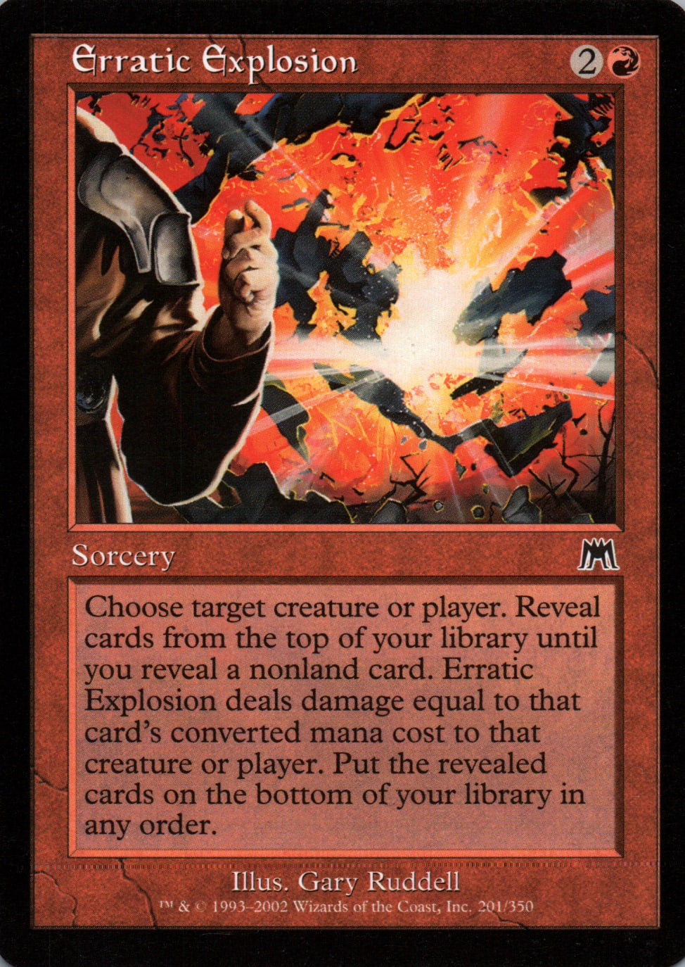 Erratic Explosion - Onslaught - 201 - Front