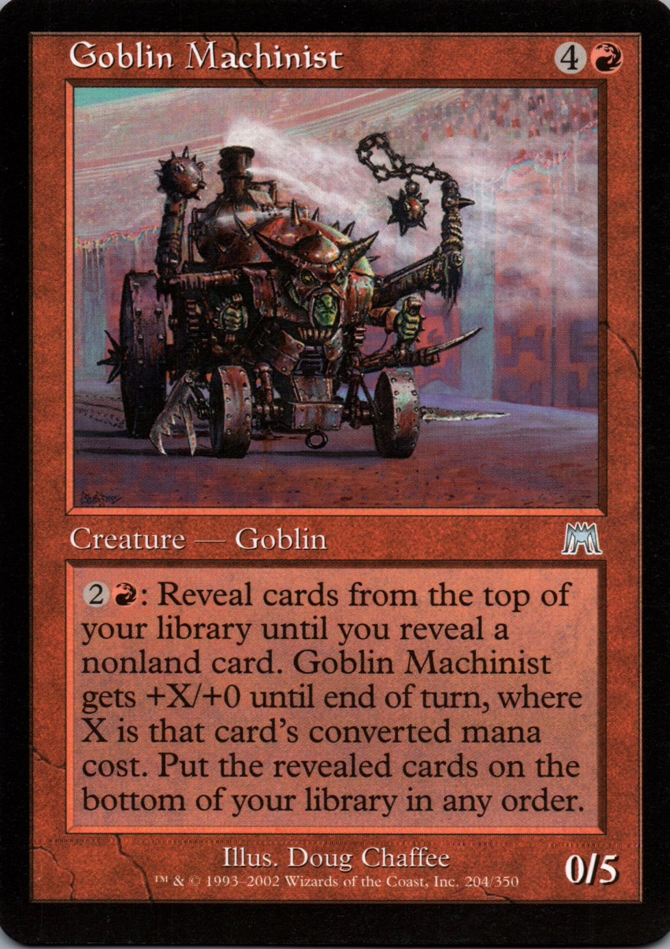 Goblin Machinist - Onslaught - 204 - Front