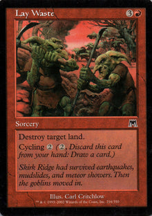 Lay Waste - Onslaught - 216 - Front