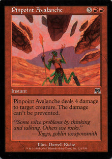 Pinpoint Avalanche - Onslaught - 221 - Front