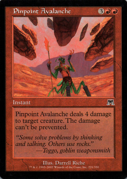 Pinpoint Avalanche - Onslaught - 221 - Front