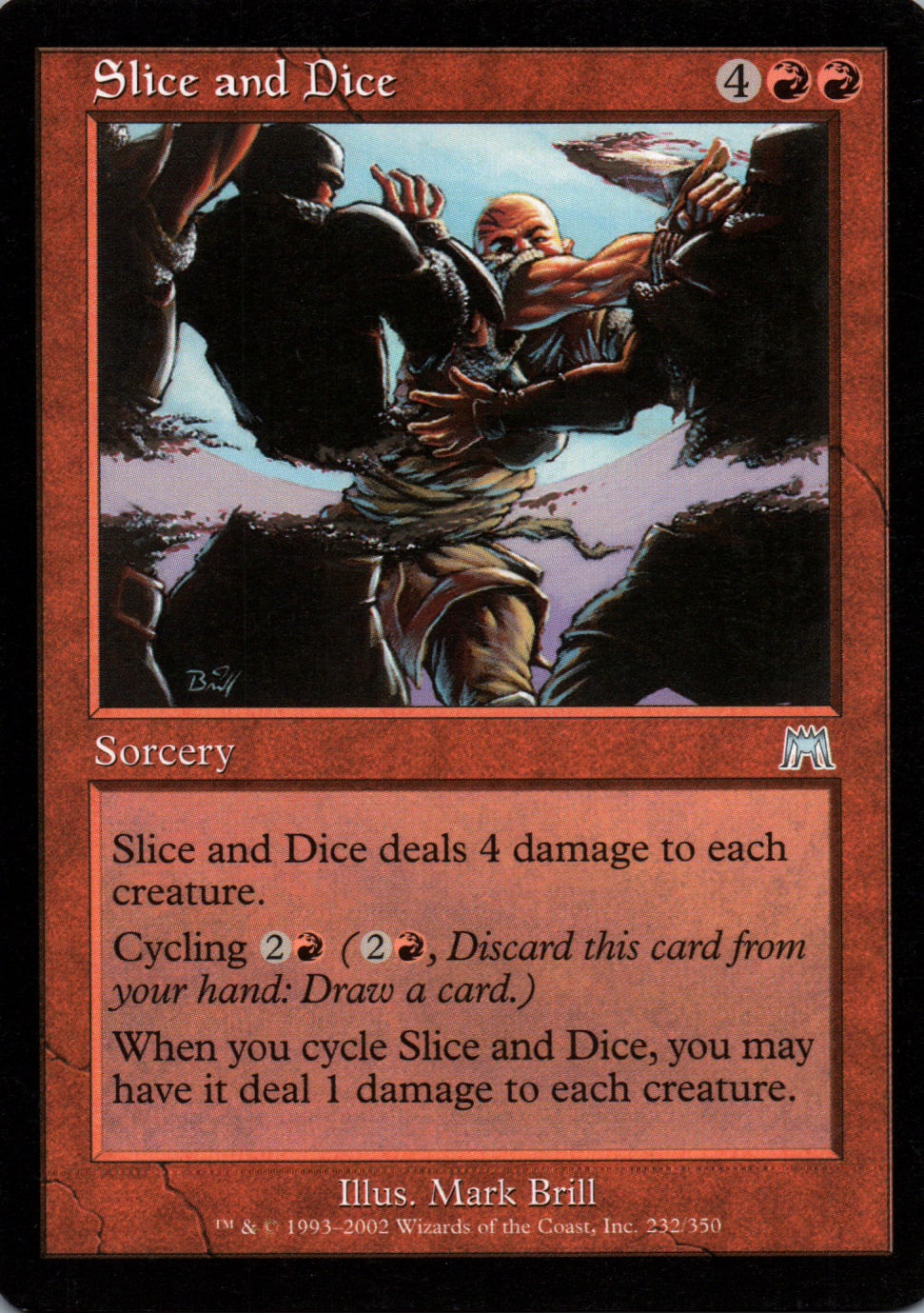 Slice and Dice - Onslaught - 232 - Front