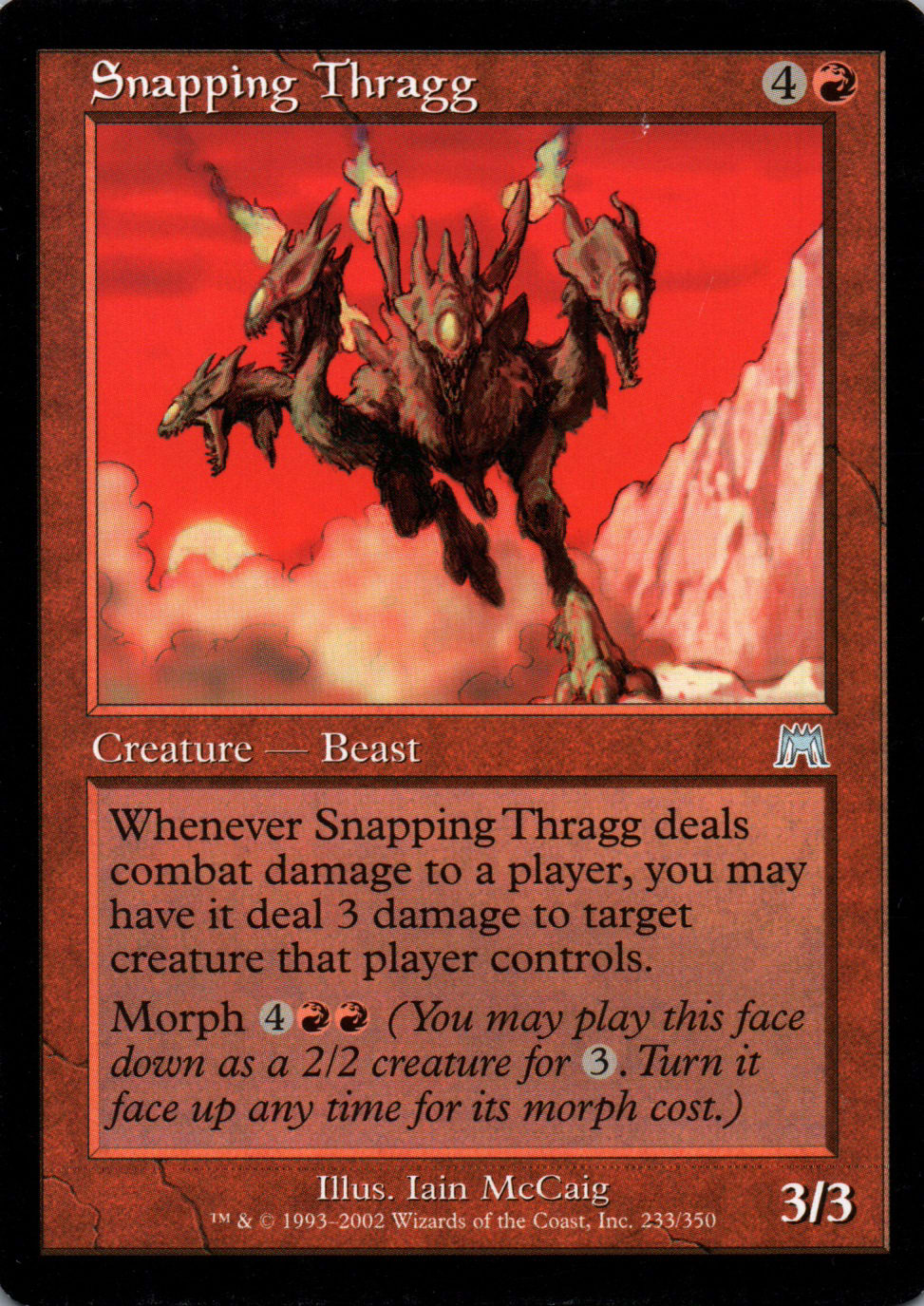 Snapping Thragg - Onslaught - 233 - Front