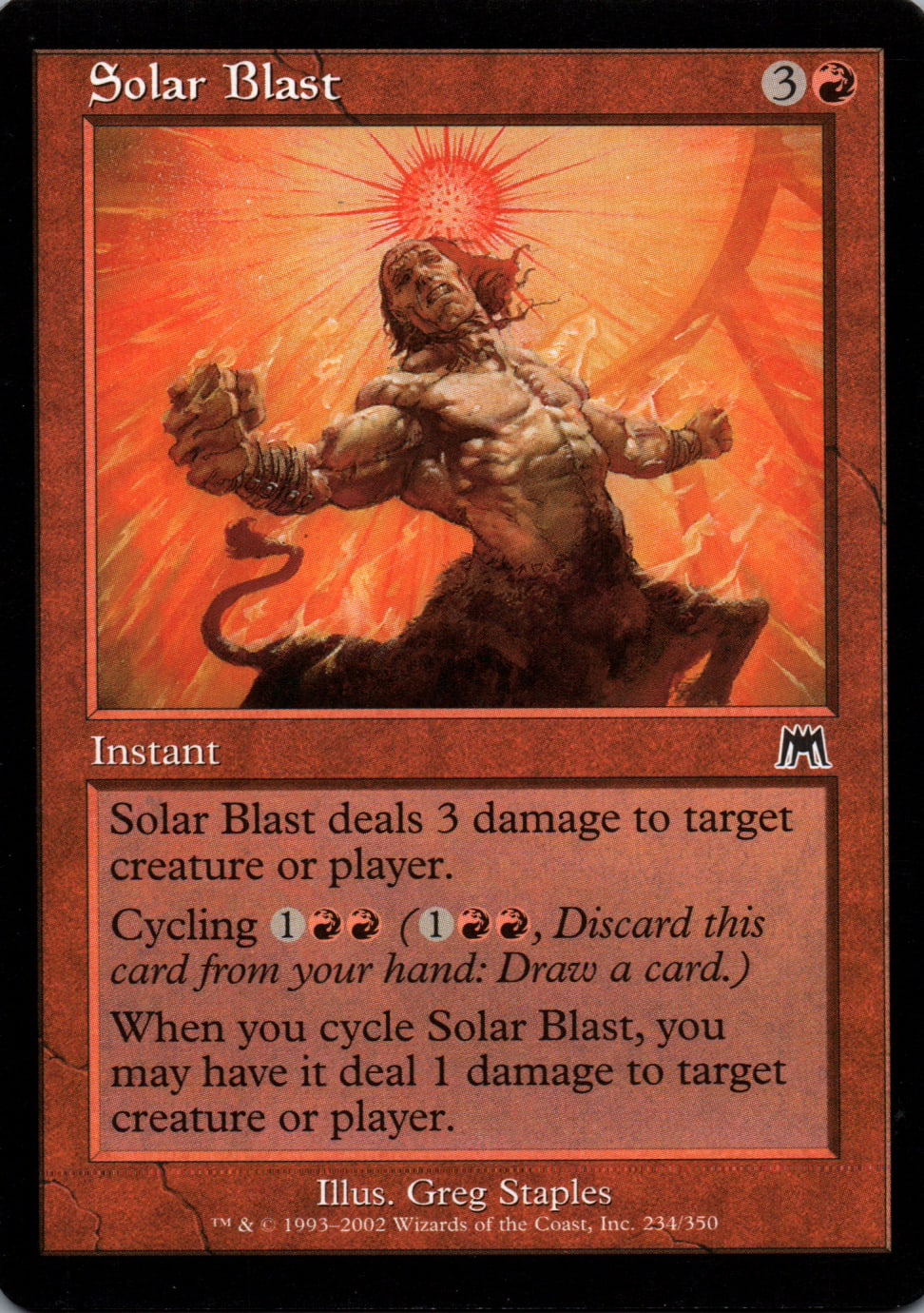 Solar Blast - Onslaught - 234 - Front