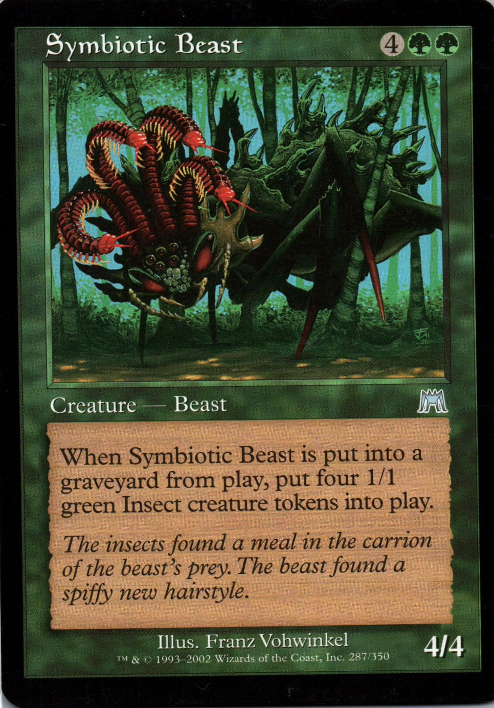 Symbiotic Beast - Onslaught - 287 - Front