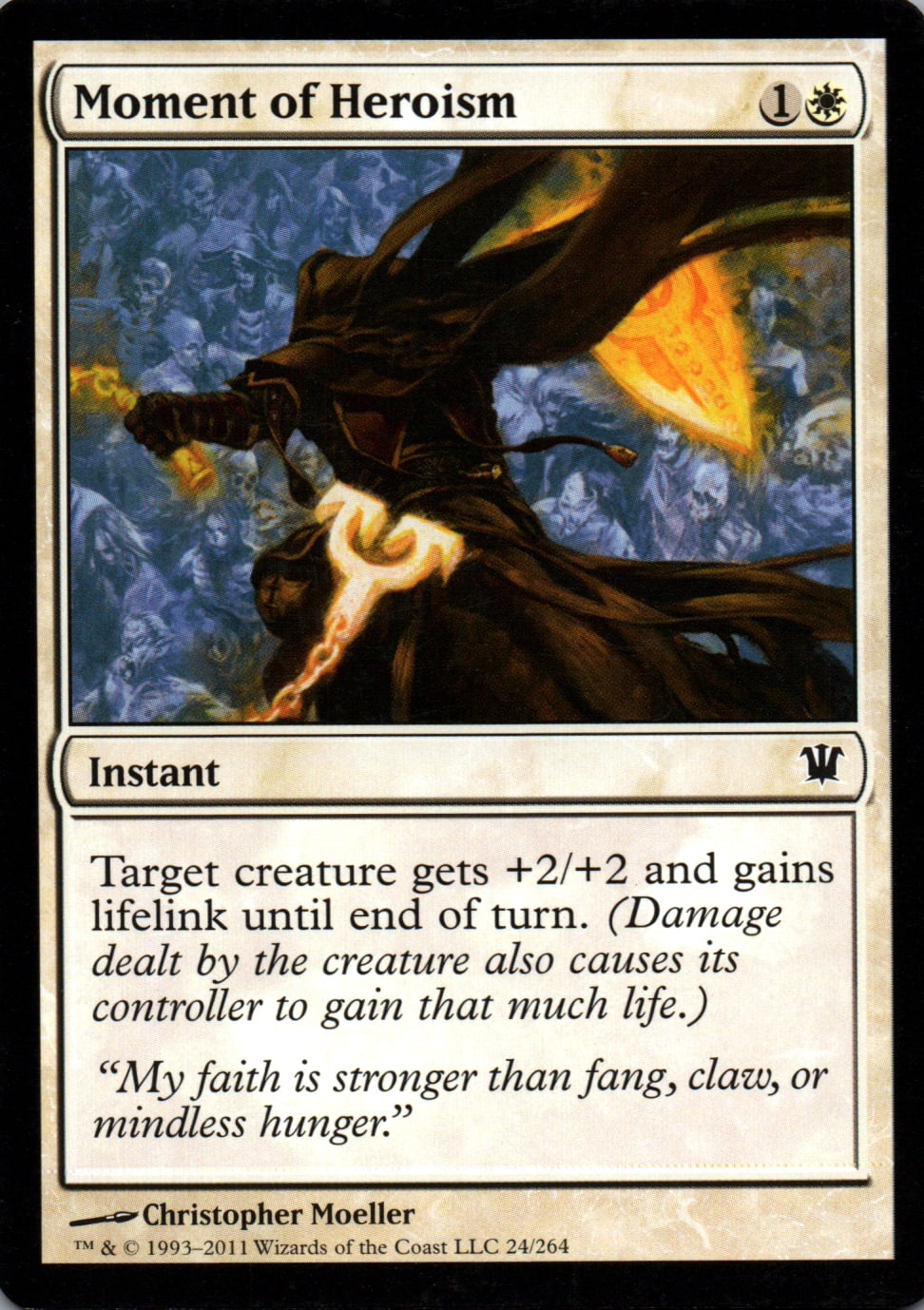 Moment of Heroism - Innistrad - 24 - Front