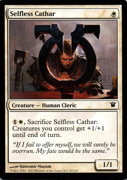 Selfless Cathar - Innistrad - 30 - Front