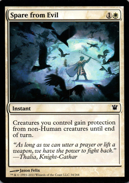 Spare from Evil - Innistrad - 34 - Front