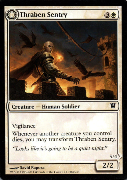 Thraben Sentry // Thraben Militia - Innistrad - 38 - Front