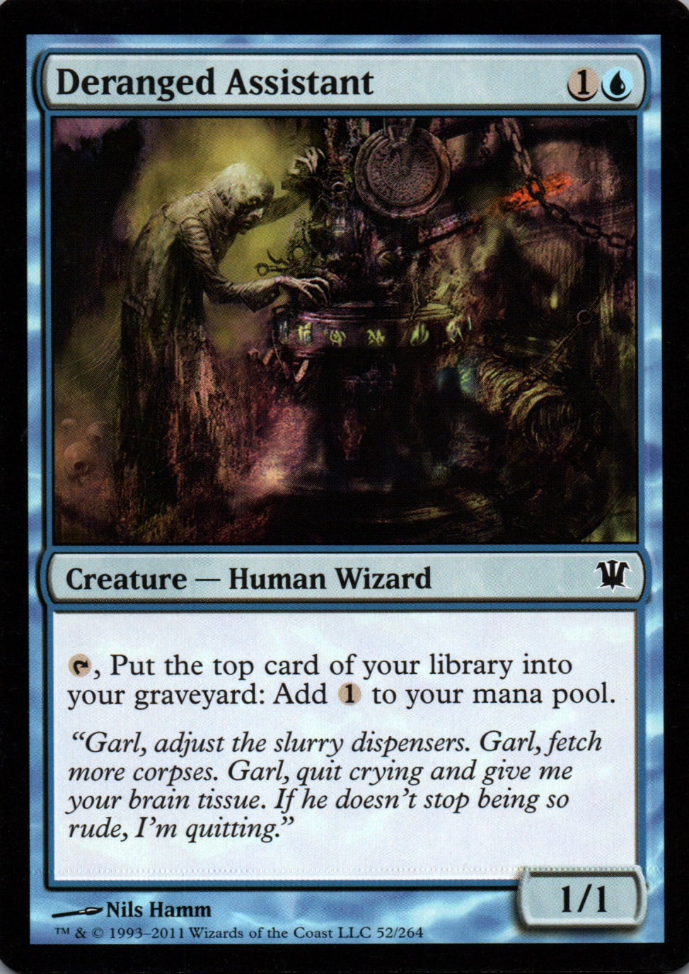 Deranged Assistant - Innistrad - 52 - Front