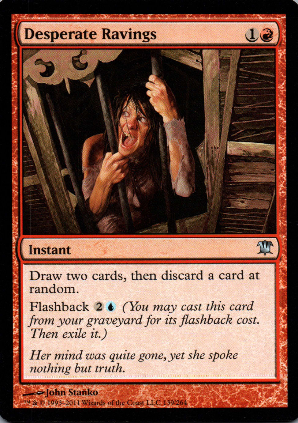 Desperate Ravings - Innistrad - 139 - Front