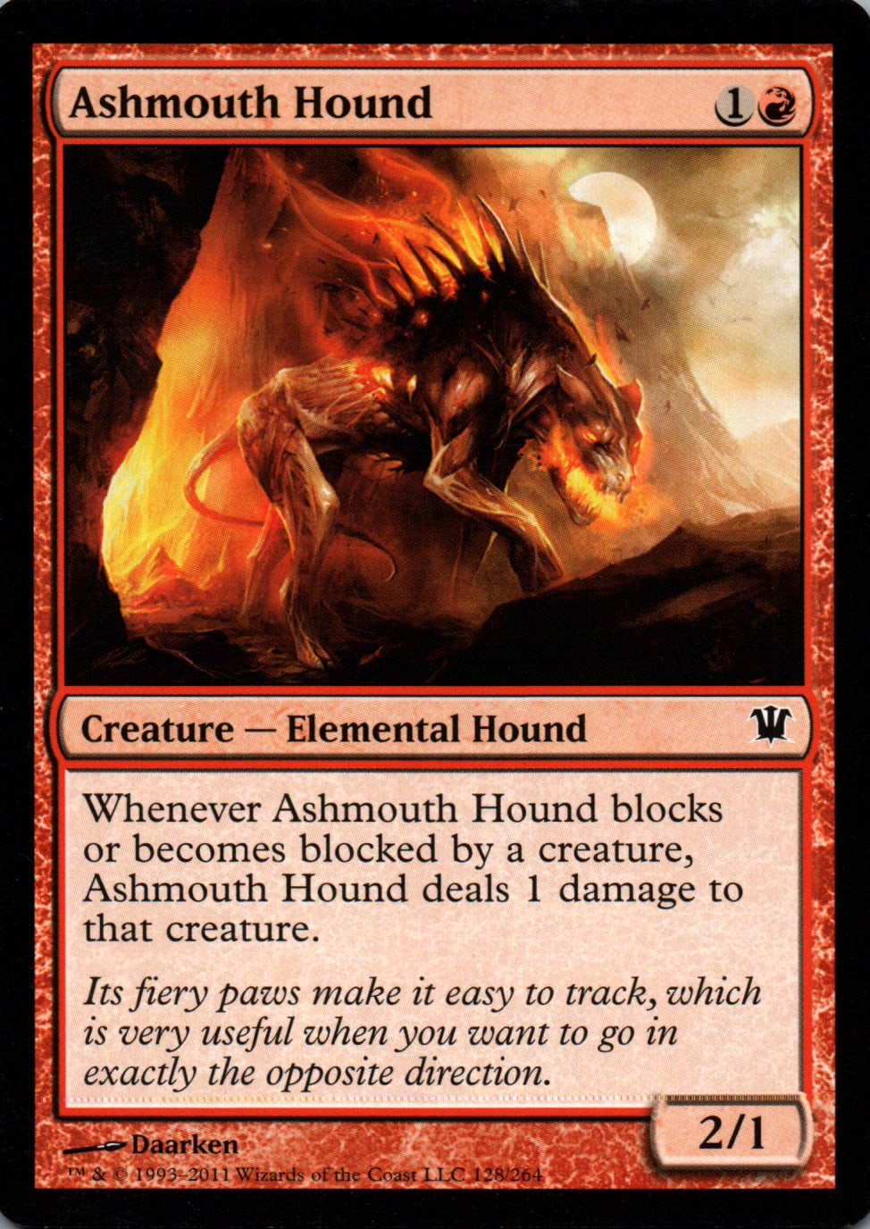Ashmouth Hound - Innistrad - 128 - Front