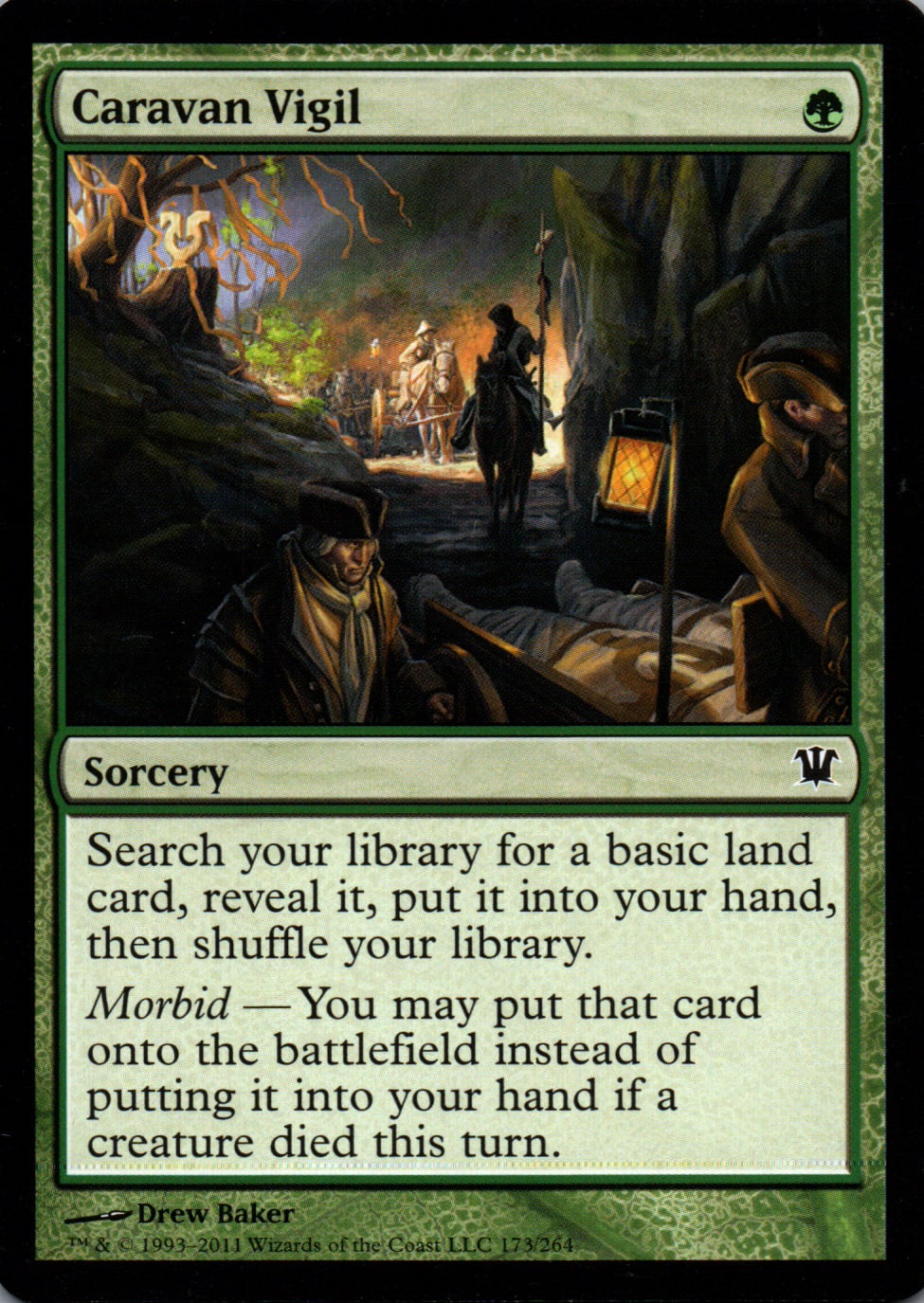 Caravan Vigil - Innistrad - 173 - Front