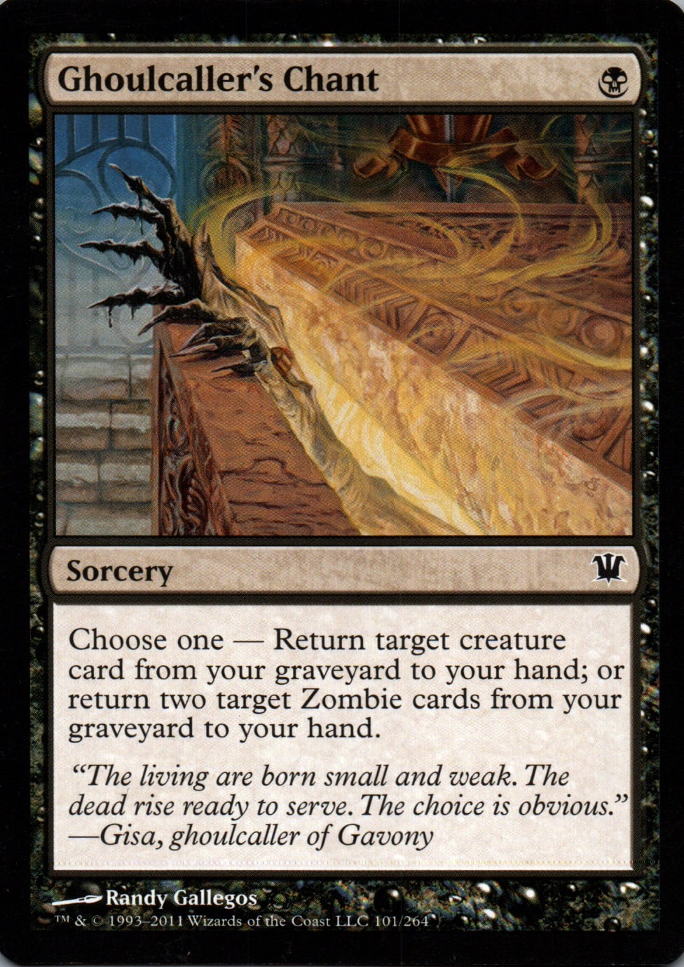 Ghoulcaller's Chant - Innistrad - 101 - Front