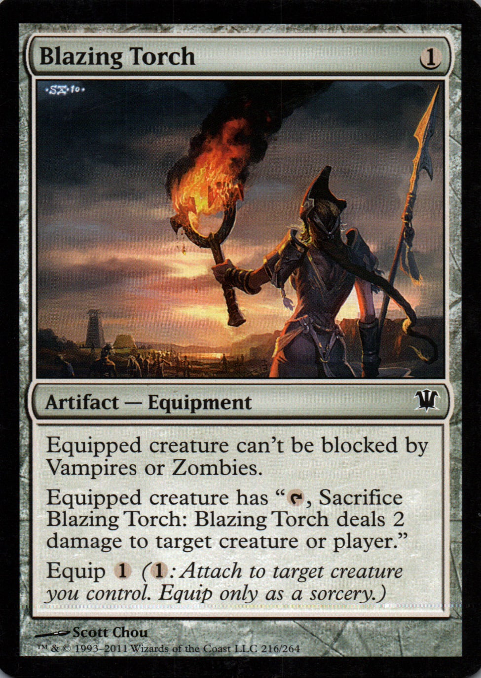Blazing Torch - Innistrad - 216 - Front
