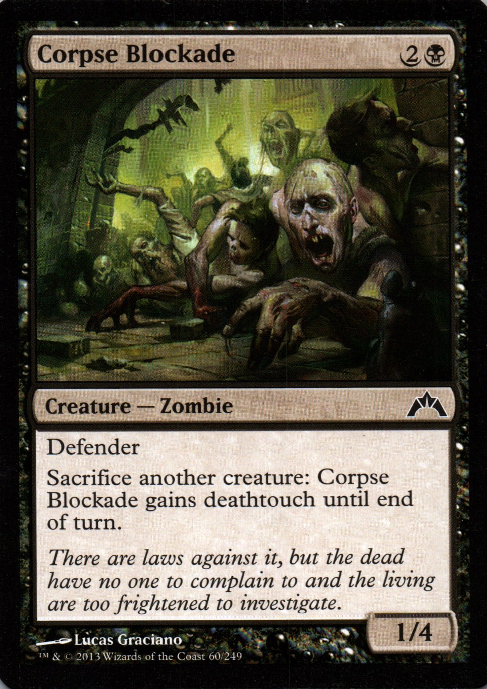 Corpse Blockade - Gatecrash - 60 - Front