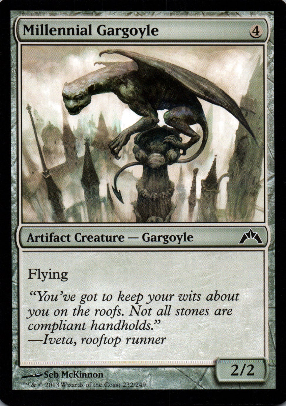 Millennial Gargoyle - Gatecrash - 232 - Front