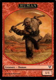 Human - Avacyn Restored Tokens - 7 - Front