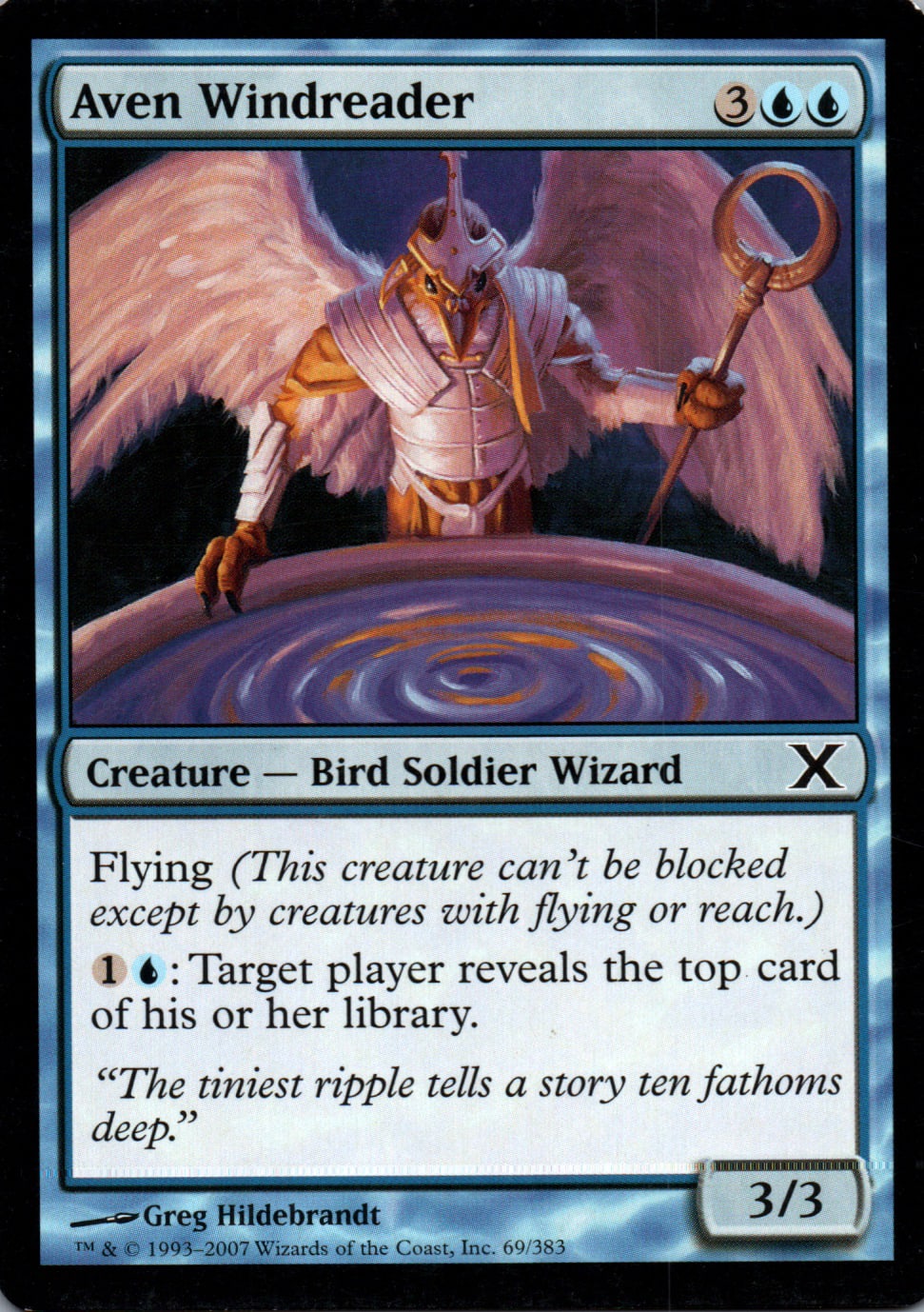 Aven Windreader - Tenth Edition - 69 - Front
