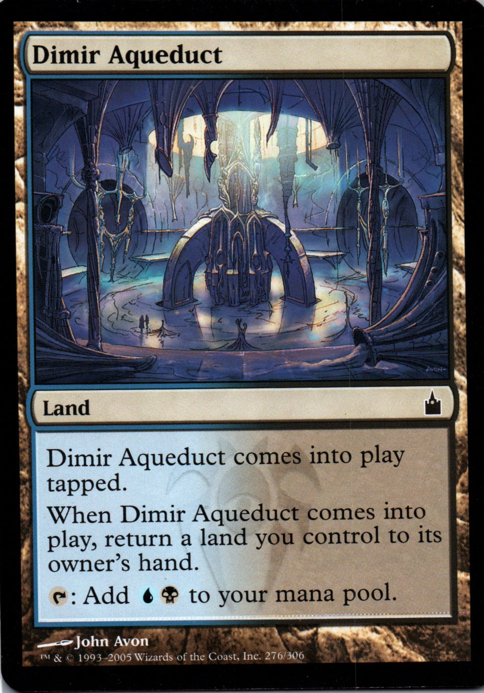 Dimir Aqueduct - Ravnica: City of Guilds - 276 - Front