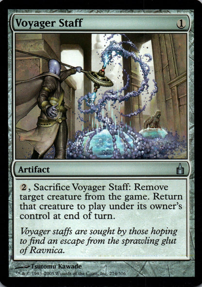 Voyager Staff - Ravnica: City of Guilds - 274 - Front