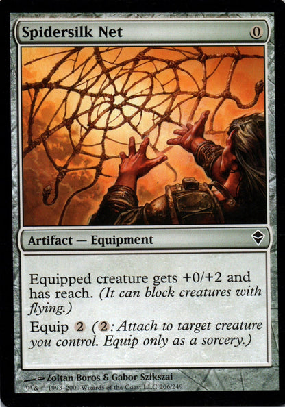 Spidersilk Net - Zendikar - 206 - Front