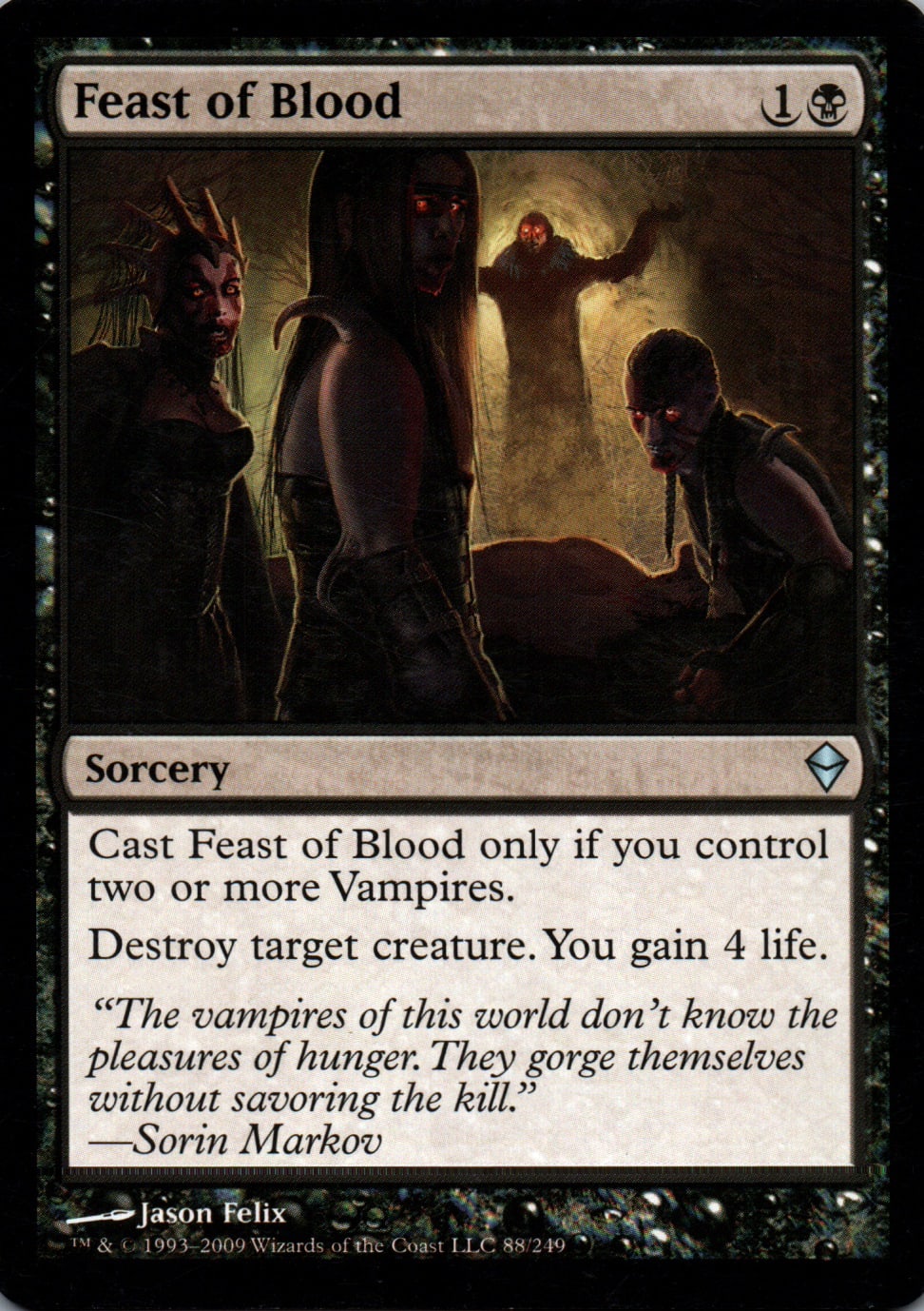 Feast of Blood - Zendikar - 88 - Front
