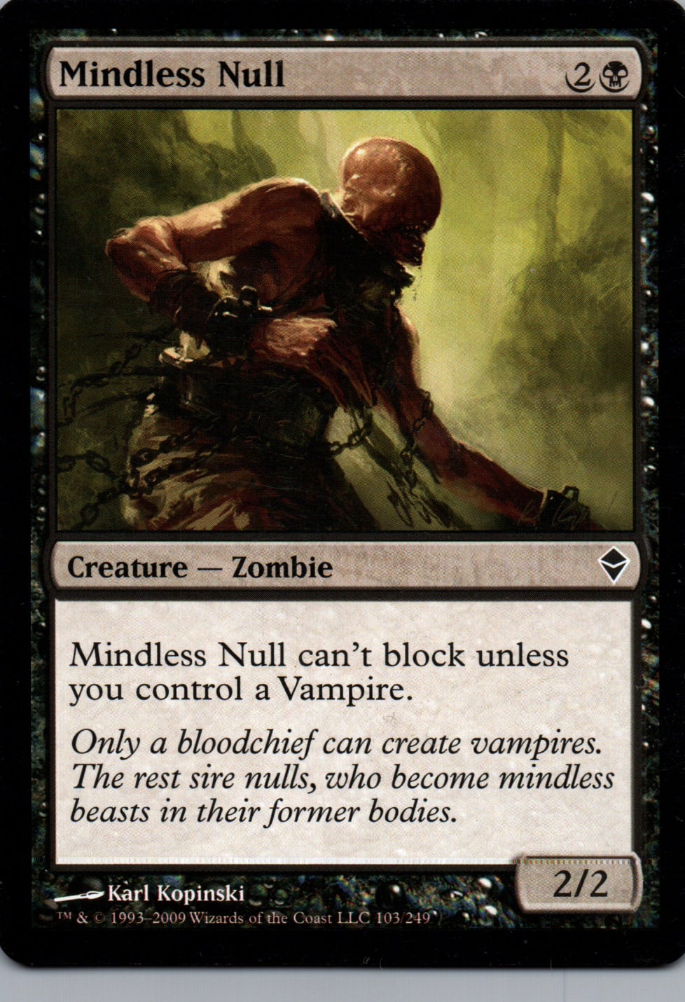 Mindless Null - Zendikar - 103 - Front