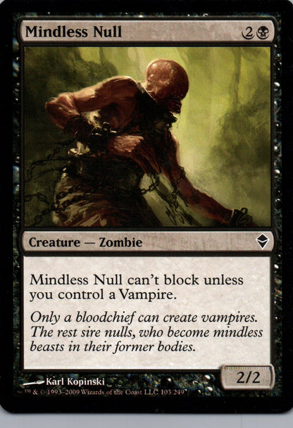 Mindless Null - Zendikar - 103 - Front