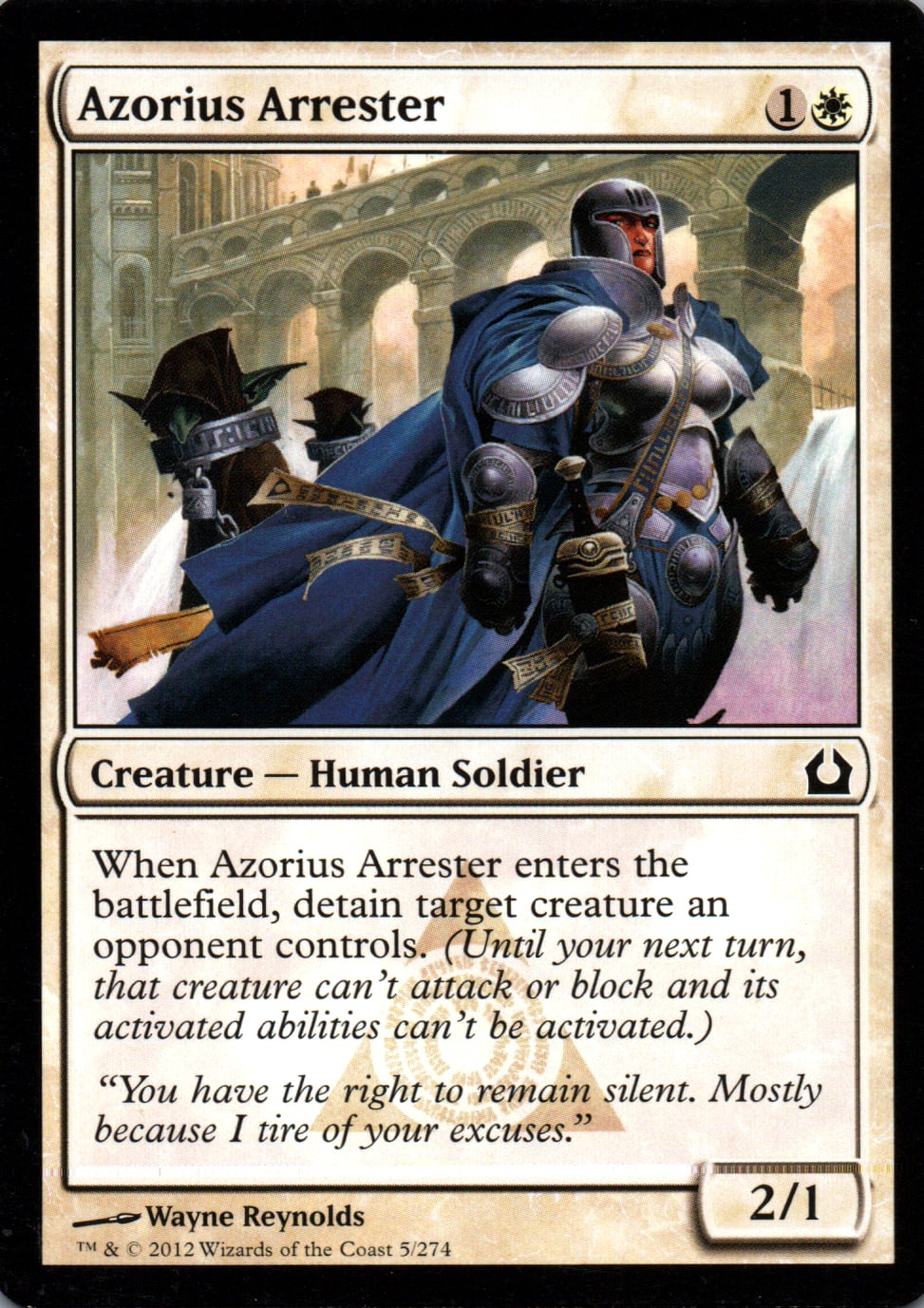 Azorius Arrester - Return to Ravnica - 5 - Front
