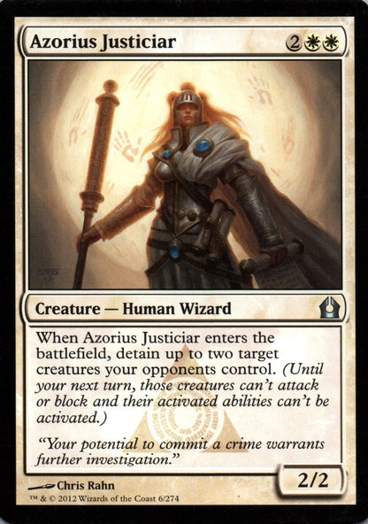 Azorius Justiciar - Return to Ravnica - 6 - Front